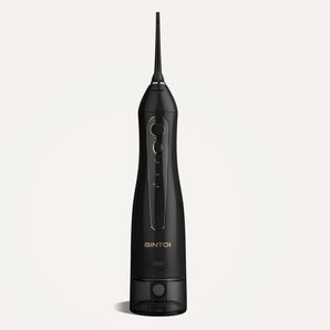 iSonic Black series F600 Waterflosser: Elegante kracht voor een diepere reiniging.