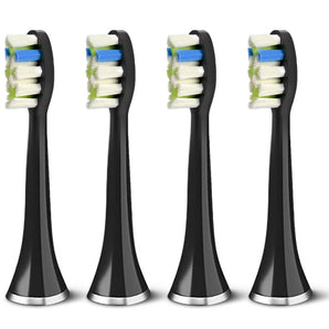 iSonic Black Series Opzetborstels (4 stuks): Ervaar de kracht van sonische reiniging.