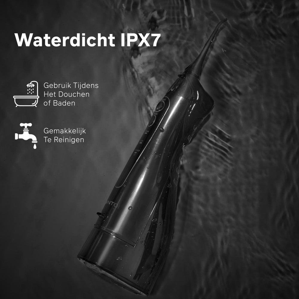 Bintoi® iSonic Black Series F600 - Waterflosser - Flosapparaten - Monddouche