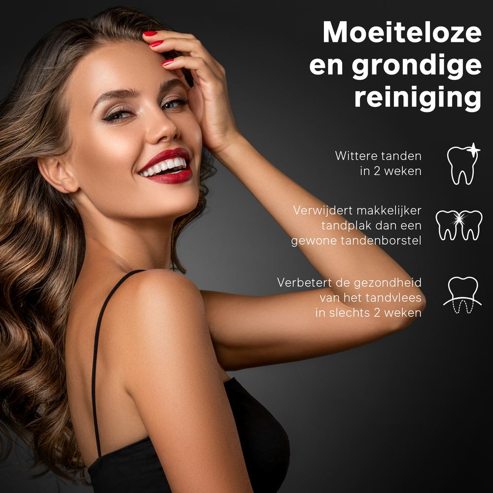 iSonic ProClean - 4 Opzetborstels - Midnight Black