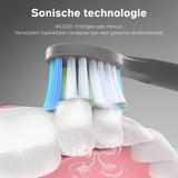 iSonic ProClean - 4 Opzetborstels - Charcoal Metallic